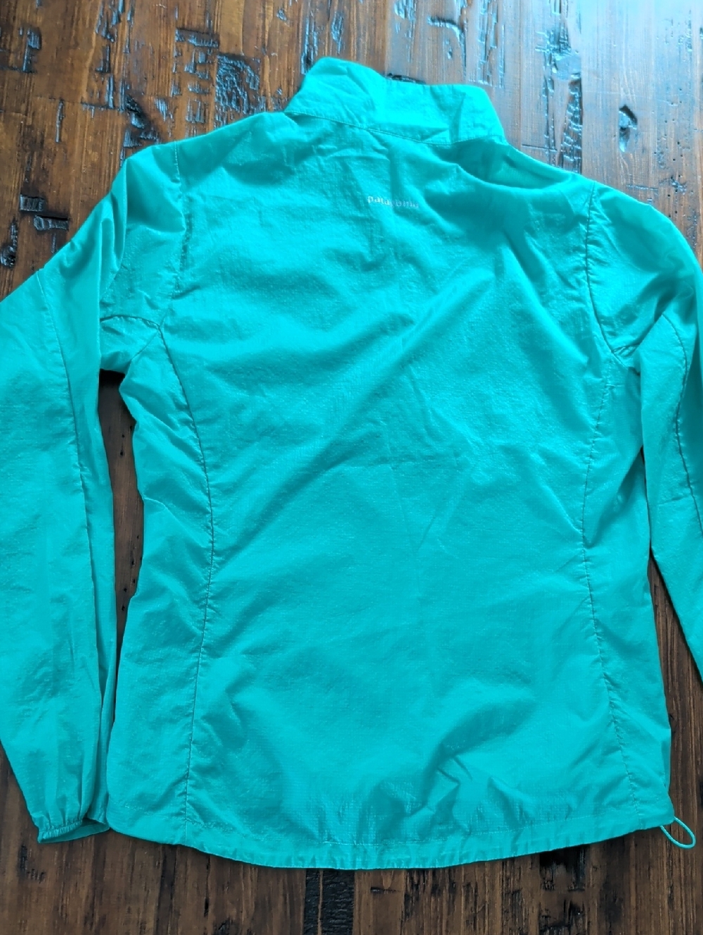 Patagonia Houdini Turquoise Long-Sleeve Snap Pullover Jacket Top Size M - Picture 9 of 14